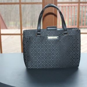 Tommy Hilfiger Black Monogram Handbag